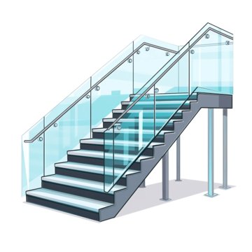 pngtree-stairs-with-glass-railing-vector-illustration-png-image_11593404
